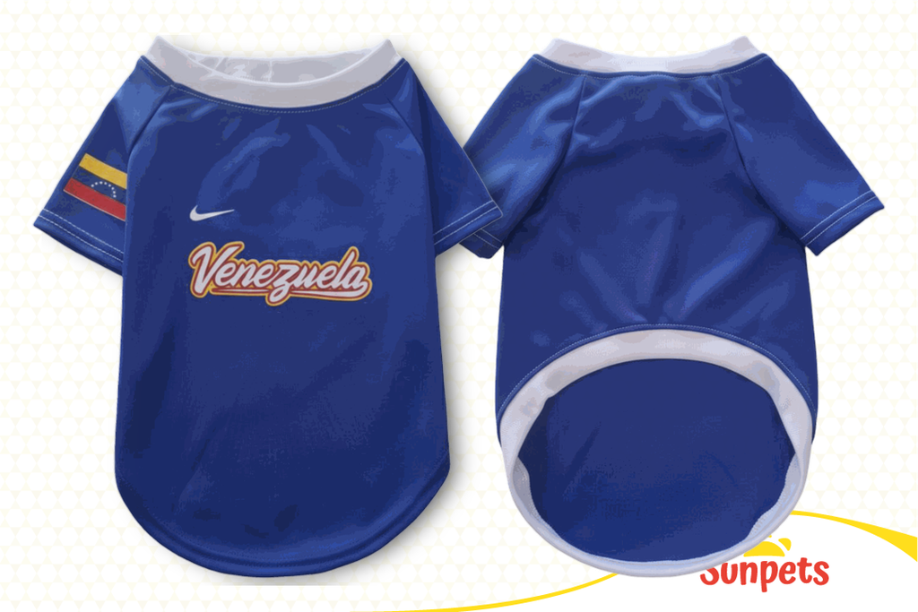 Franela Beisbol Venezuela Azul