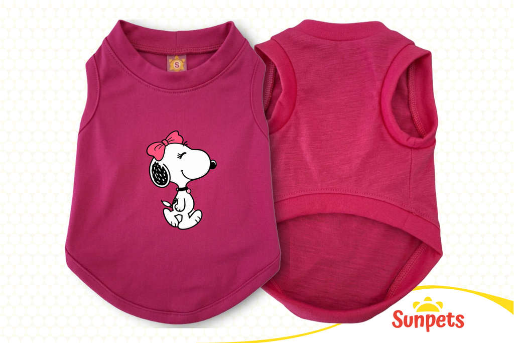 Franelilla Snoopy Fucsia